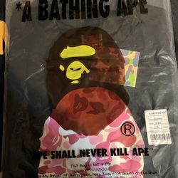 Pink Bape Camo Shirt 