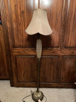 Standing Lamp Tan Color Nice