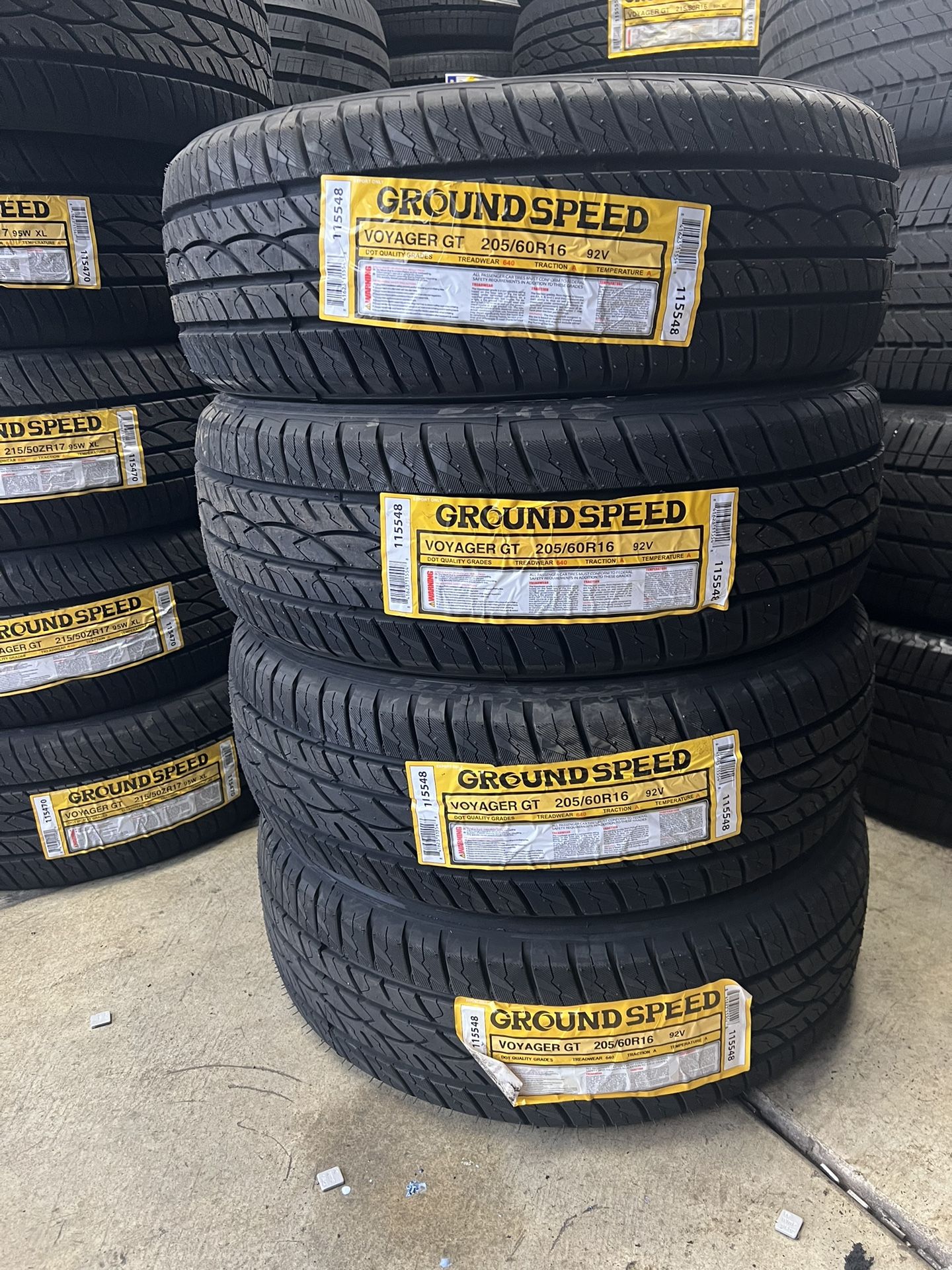 205 60 16 Groundspeed voyager GT 