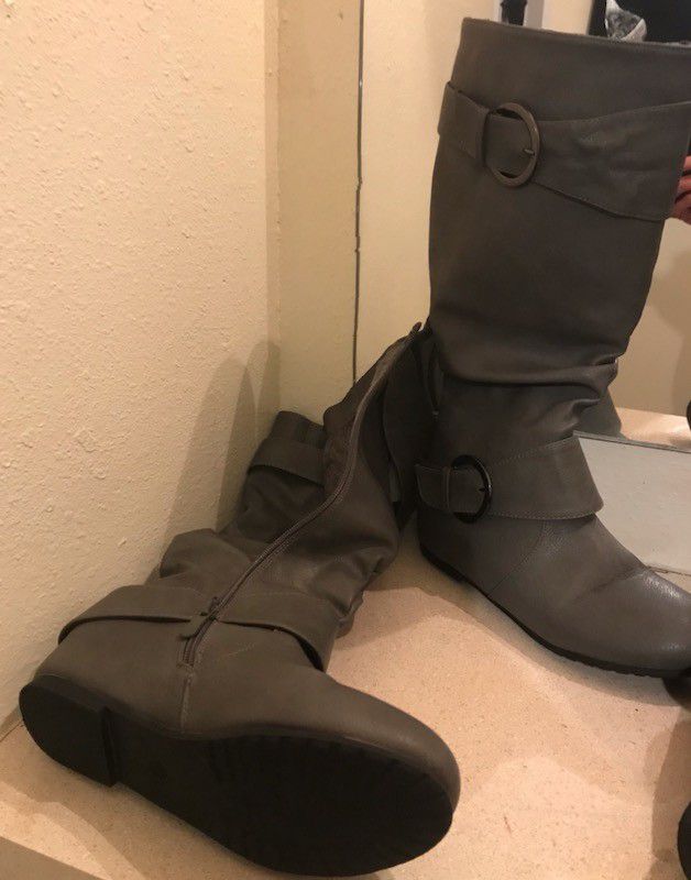 Gray Boots 