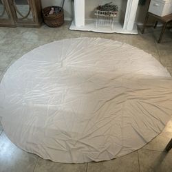 Twelve 101" diameter Round Table Cloths