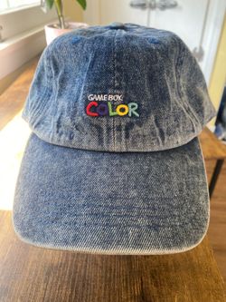 Denim Gameboy color hat with tags brand new