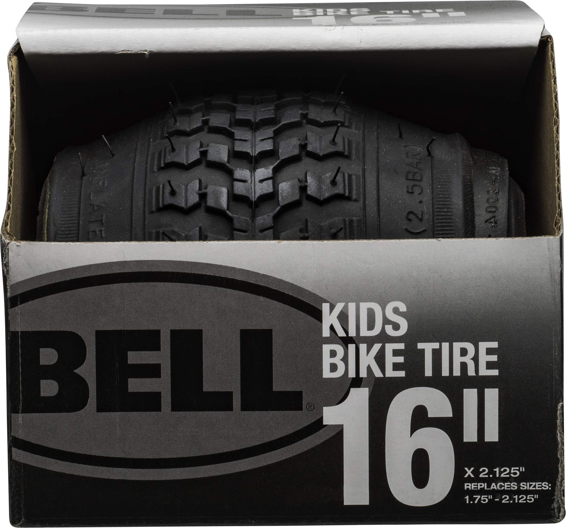 New Bell Kids Bike Tires Black - 16" X 1.75 - 2.25"