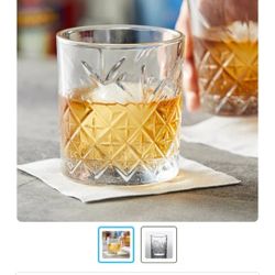 NEW Lot of 7 Pasabahce Timeless Vintage from Steelite 11.5 oz. Rocks Double Old Fashioned Glasses