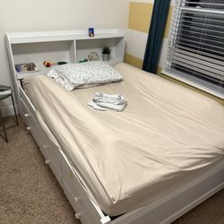 Full Size Bed Frame With Mattress