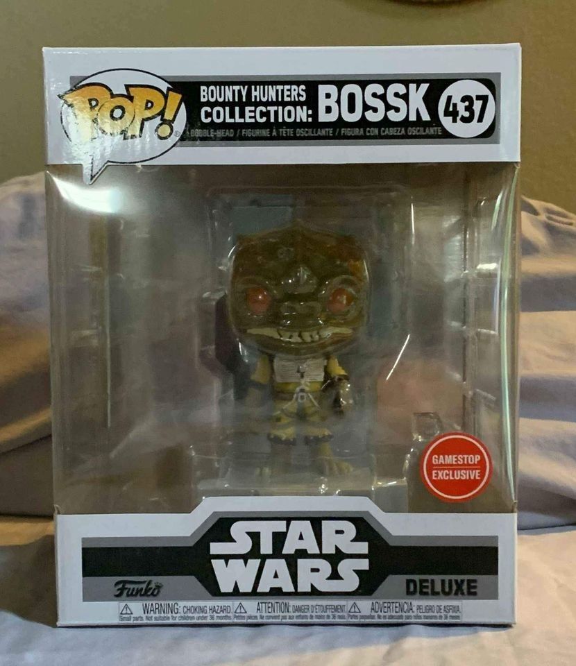 Funko POP! Star Wars Bounty Hunters Collection BOSSK #437 Gamestop Exclusive NEW