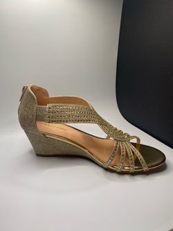 Gold Sparkled Sandal Heal