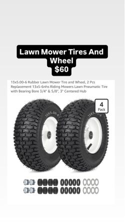 Lawn Mower Tires And Wheel $60