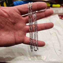 24 In. 925 Sterling Silver Chain. 4.5mm