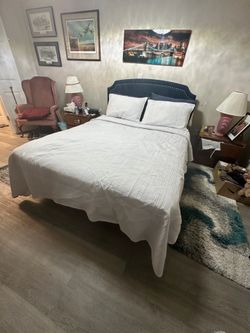 Free full size bed with mattress and box spring