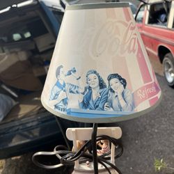 Antique Coca Cola Lamp  Thumbnail