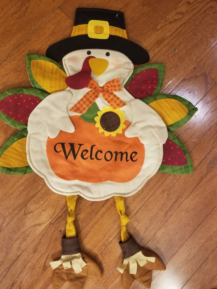 Fall Harvest Turkey Door/Decor Prop