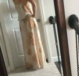 Summer Strapless Dress Size Medium