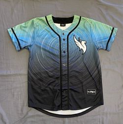 ILLENIUM Illenials 3 Baseball Jersey Men’s Small Blue Black EDM Festival Merch