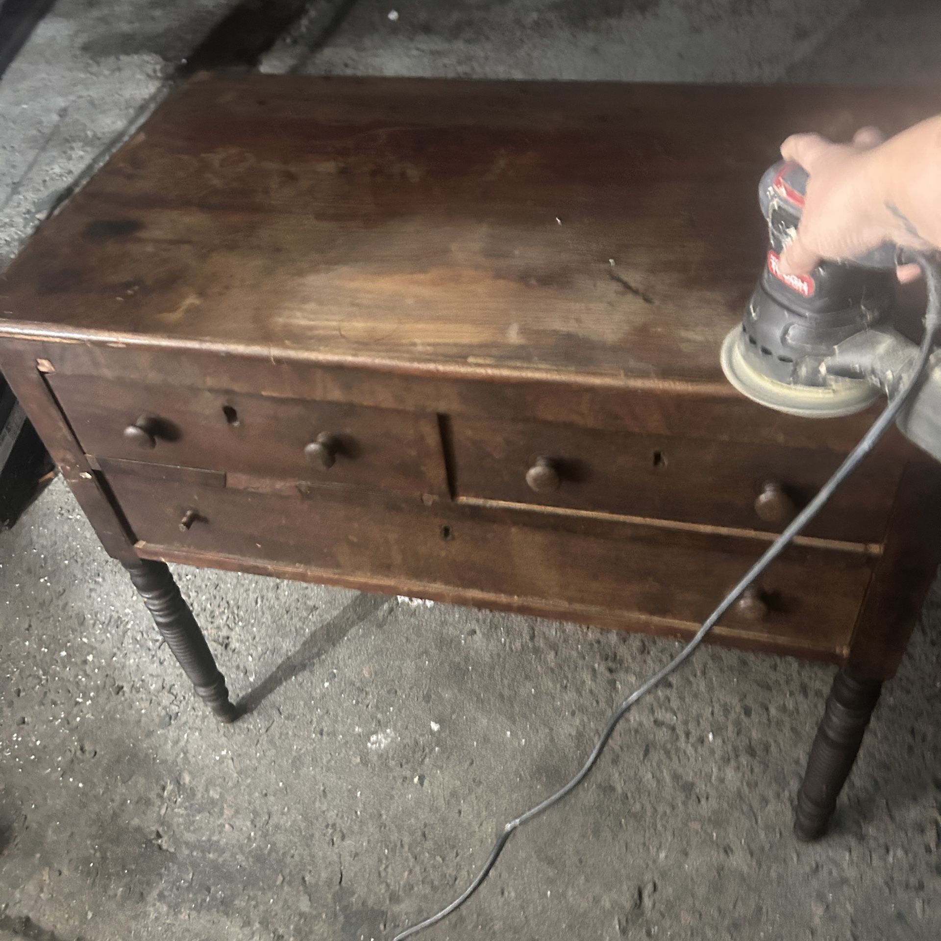 Vintage Sideboard Table Up Cycled