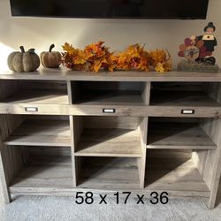 Wood Cubby Style Media Center 