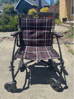 Drive Medical "Fly-Lite" Lightweight Transport Chair - Foldable