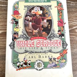 Walt Disney's Uncle Scrooge McDuck: His Life and Times 1987 Paperback Book