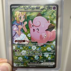 Pokemon Lillies Clefairy Ex
