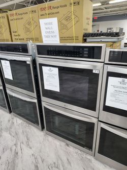(50% Off Wall Ovens & Electric Ranges ends 7/5/26) $999.50 double electric wall oven