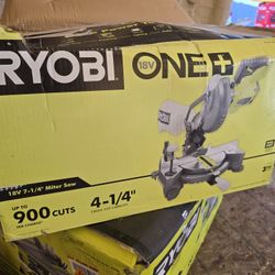 Ryobi ONE+ 18V Cordless 7-1/4 in. Compound Miter Saw (Tool Only)