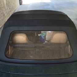Black Vinyl Soft Plastic Window Top 90-05 Miata