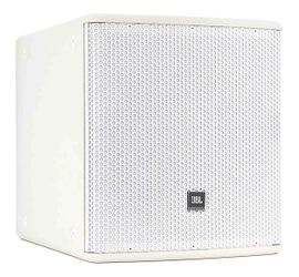 JBL ASB6112-WH, Compact High Power Single 12" Subwoofer - White
