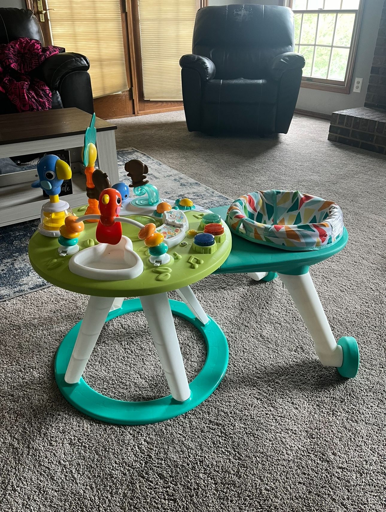 Bright Starts Around We Go 2-in-1 Walk-Around Baby Activity Center & Table