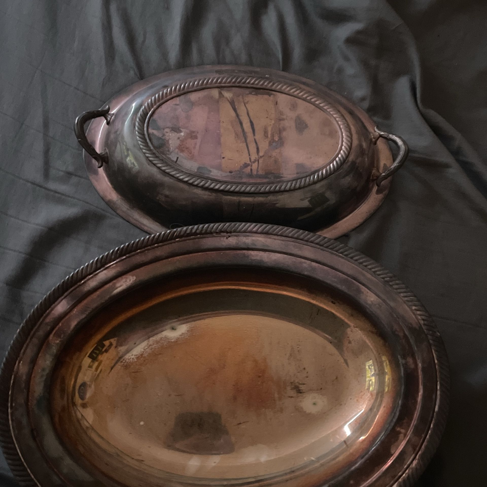 Vintage Serving Trays And More