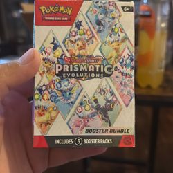 Pokemon Prismatic Evolutions Booster Bundle 6 Packs