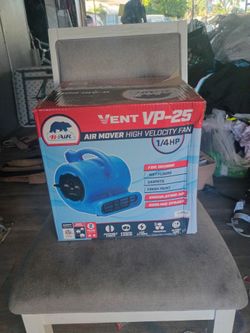 1/8 HP Air Mover Carpet Dryer Floor Blower Fan for Home Use in Blue