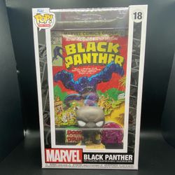 (NEW) Funko POP! Comic Cover: Marvel #18 Black Panther