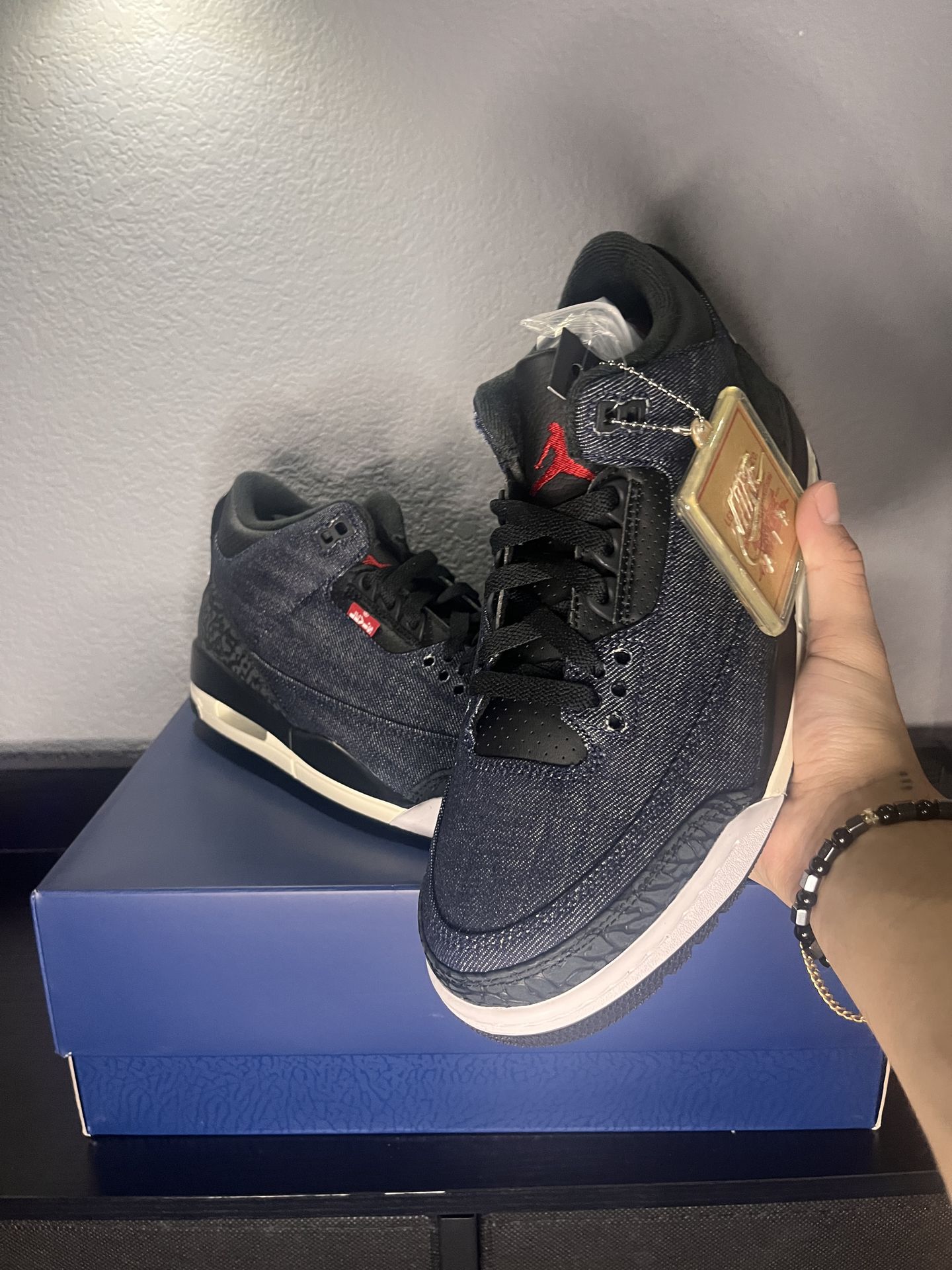 Levi’s x Air Jordan 3 retro sp ‘Indigo’ size 8m