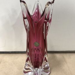 Bohemian Crystal Vase
