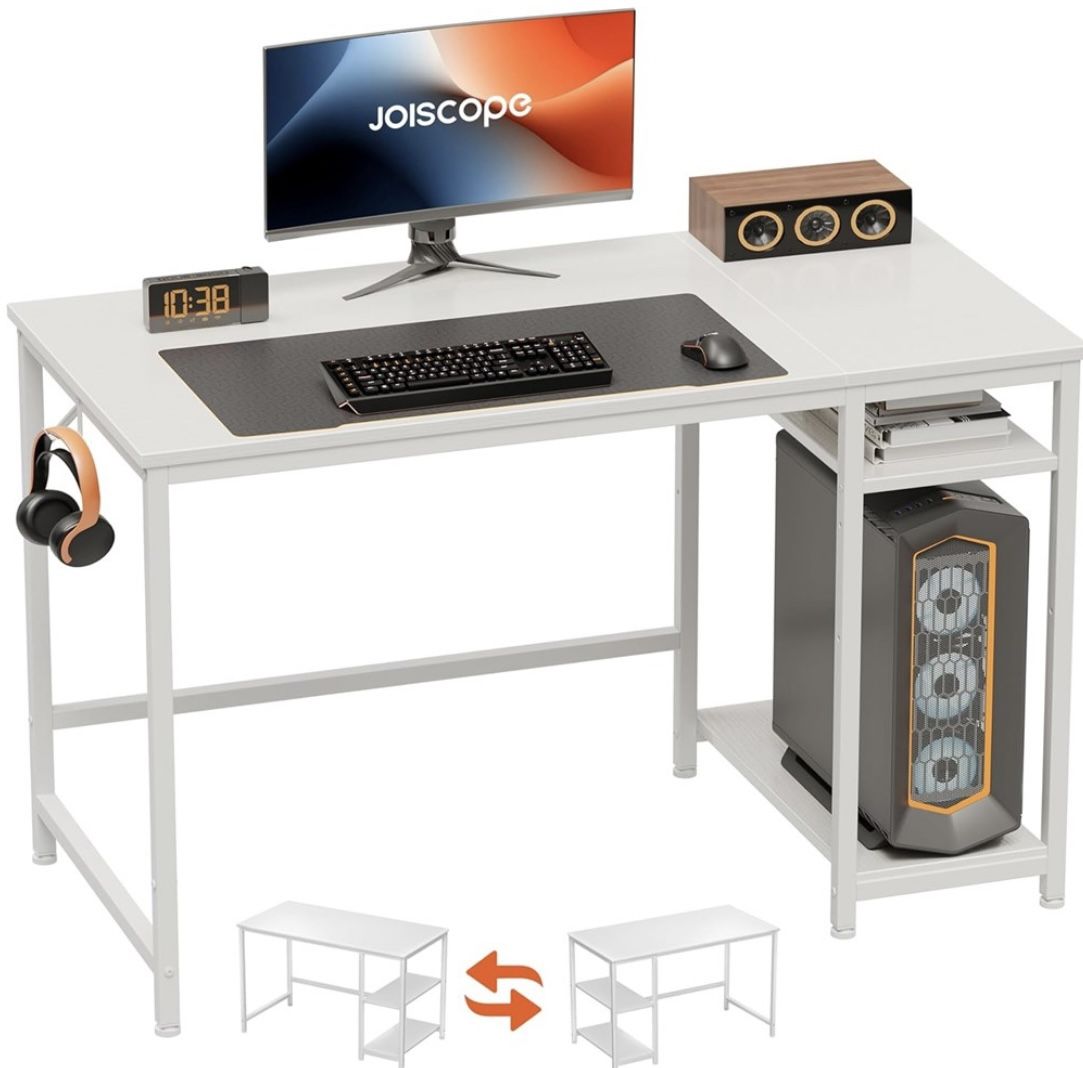 47 inch gaming desk with built-in outlet