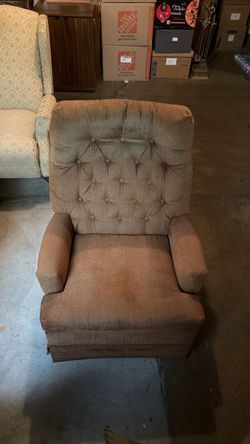Brown rocking chair