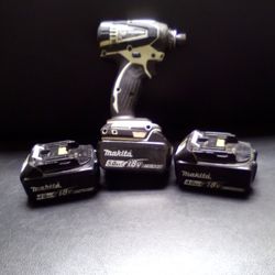 Makita Impact With 3 Batteries