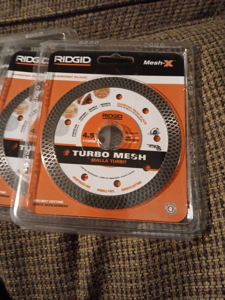 RIDGID 4.5 " Diamond Blades