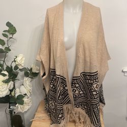 Carol Rose Poncho Scarf Type Of Shaw