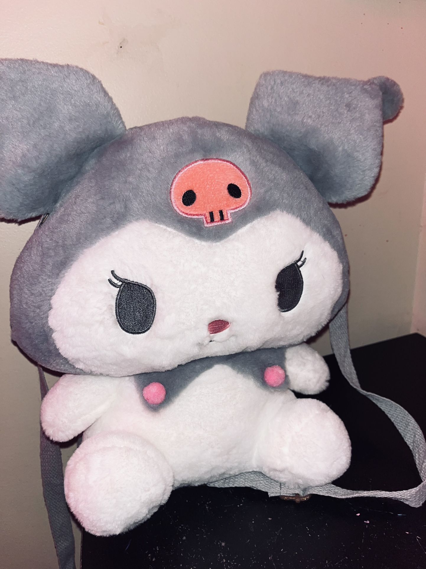 Cute Kuromi plush backpack