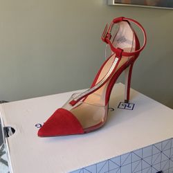 Red High Heels Stiletto 