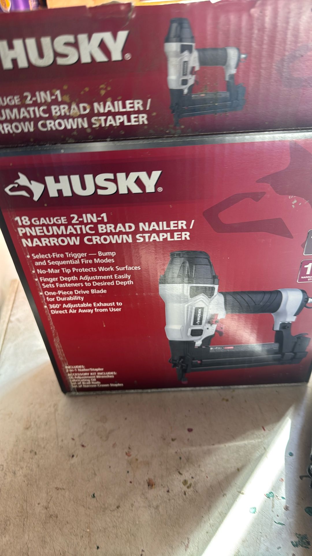 Husky Brad Nailer,crown Stapler
