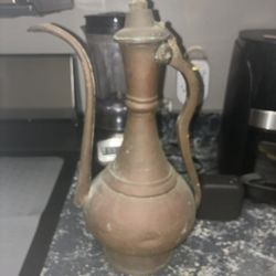 Antique Copper antique Middle Eastern coffee Tea pot