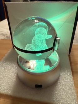 Pokémon LED Poké ball crystal Squirtle