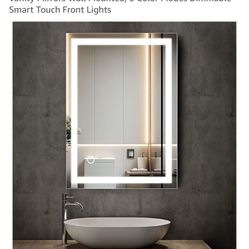 LED Bathroom Mirror with Lights 24" x 32”