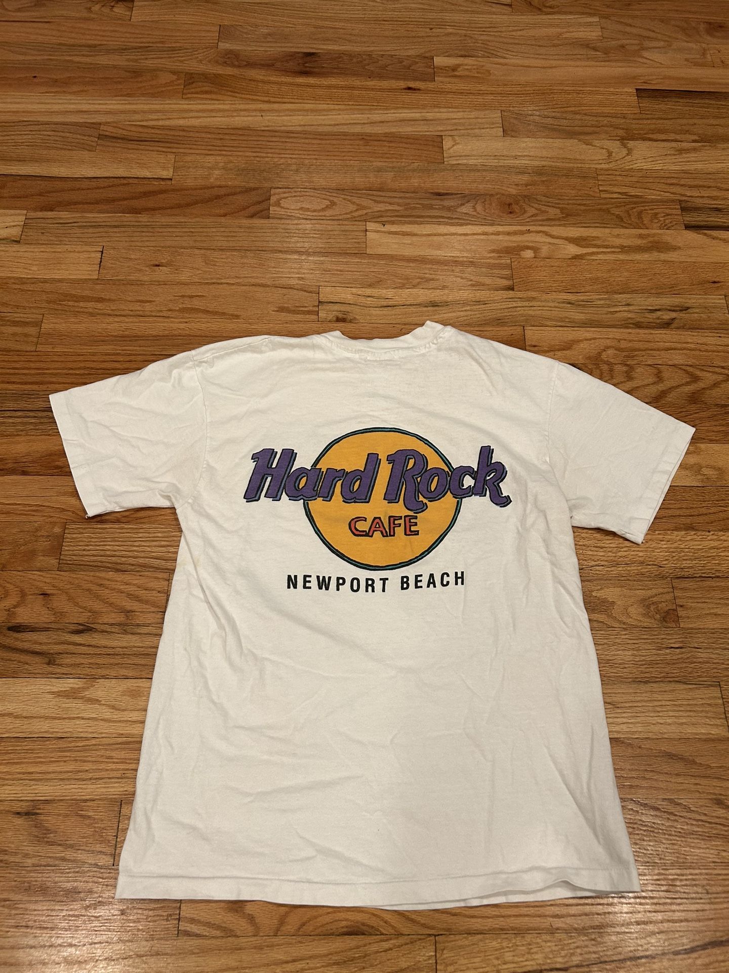 Hard Rock Cafe Newport Beach T Shirt Size Medium