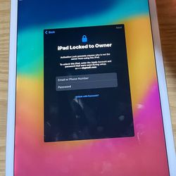 APPLE IPAD PRO 12.9inch (2nd GENERATION) A1671  Wi-Fi 4G SPACE GRAY -Locked