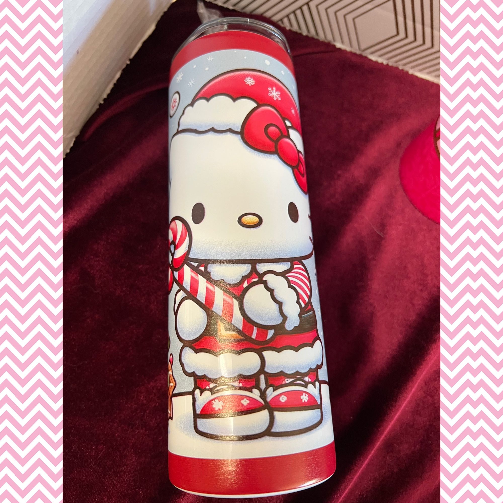  Hello Kitty Xmas Tumbler New