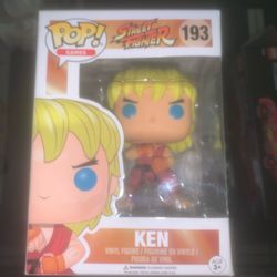 Funko Pop! Vinyl: Street Fighter - Ken - Toys R Us (Exclusive) #193 Box Damage