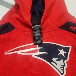NFL New England Patriots Team Apparel Youth Kids S (SIZE 4) Sweatshirt Red